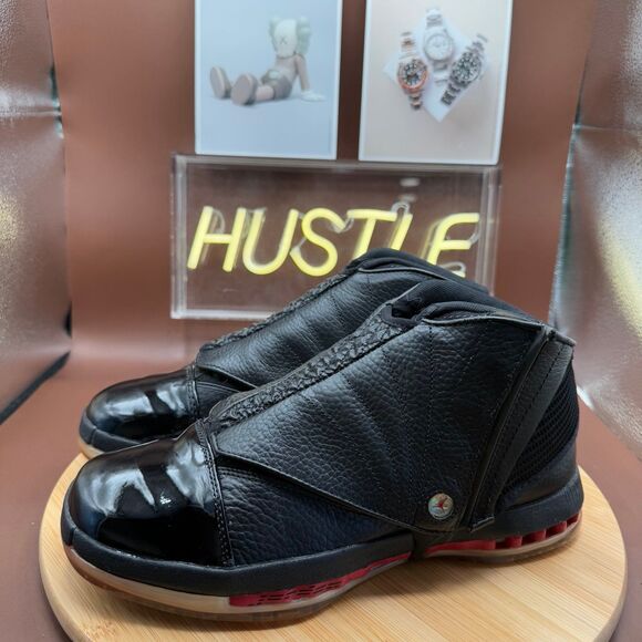 Nike Air Jordan 16 XVI Retro Countdown Pack CDP Bred (2008) Size 8 - Picture 2 of 11
